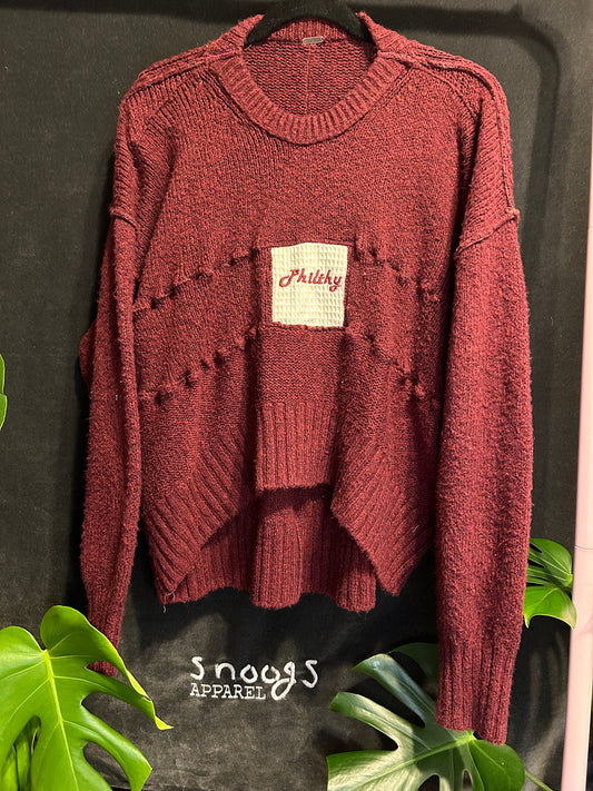 Reworked Free People Philthy Sweater