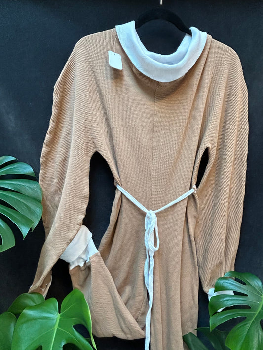 Waffle Cowl Onesie