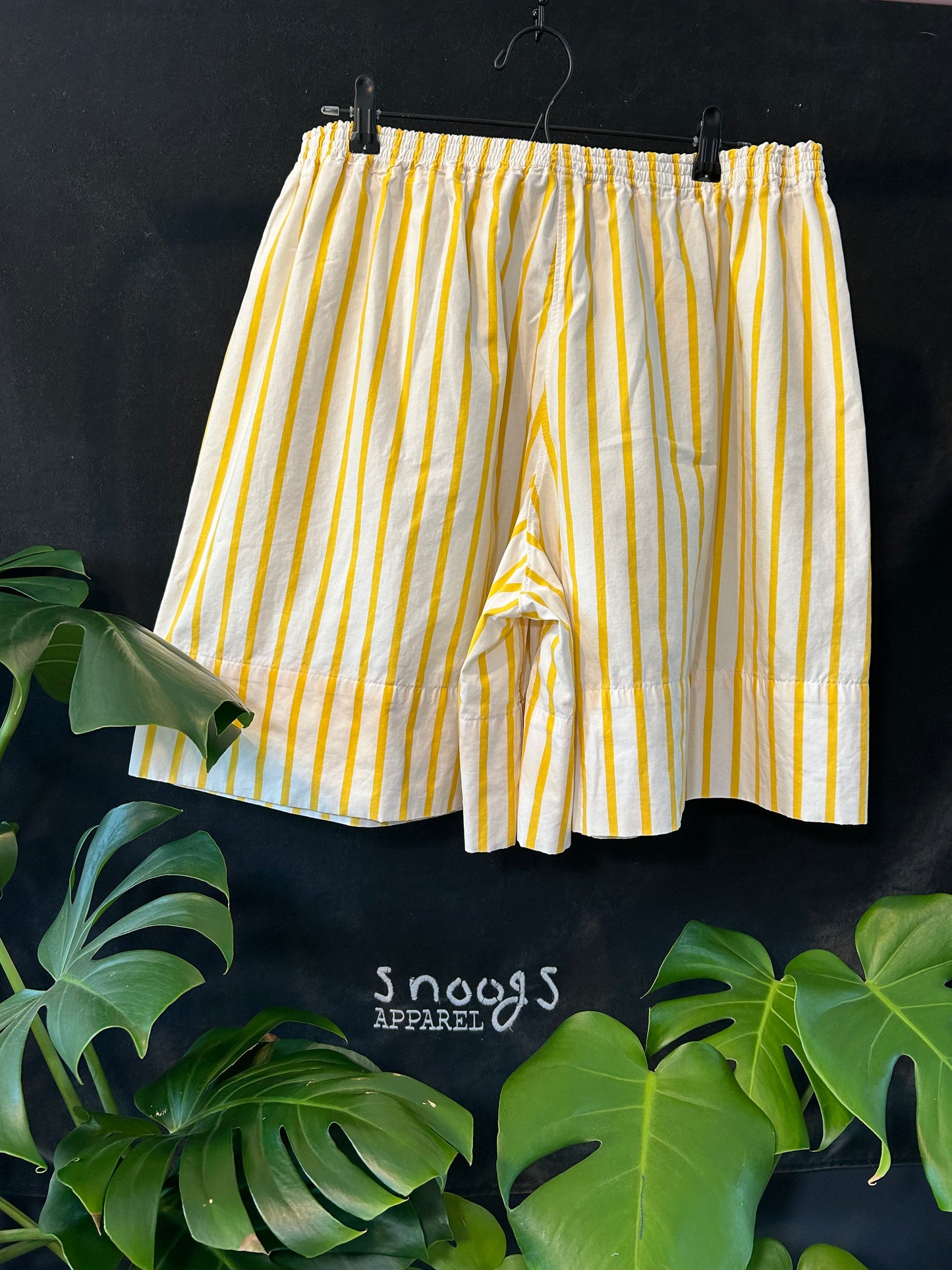 Cotton Striped Shorts