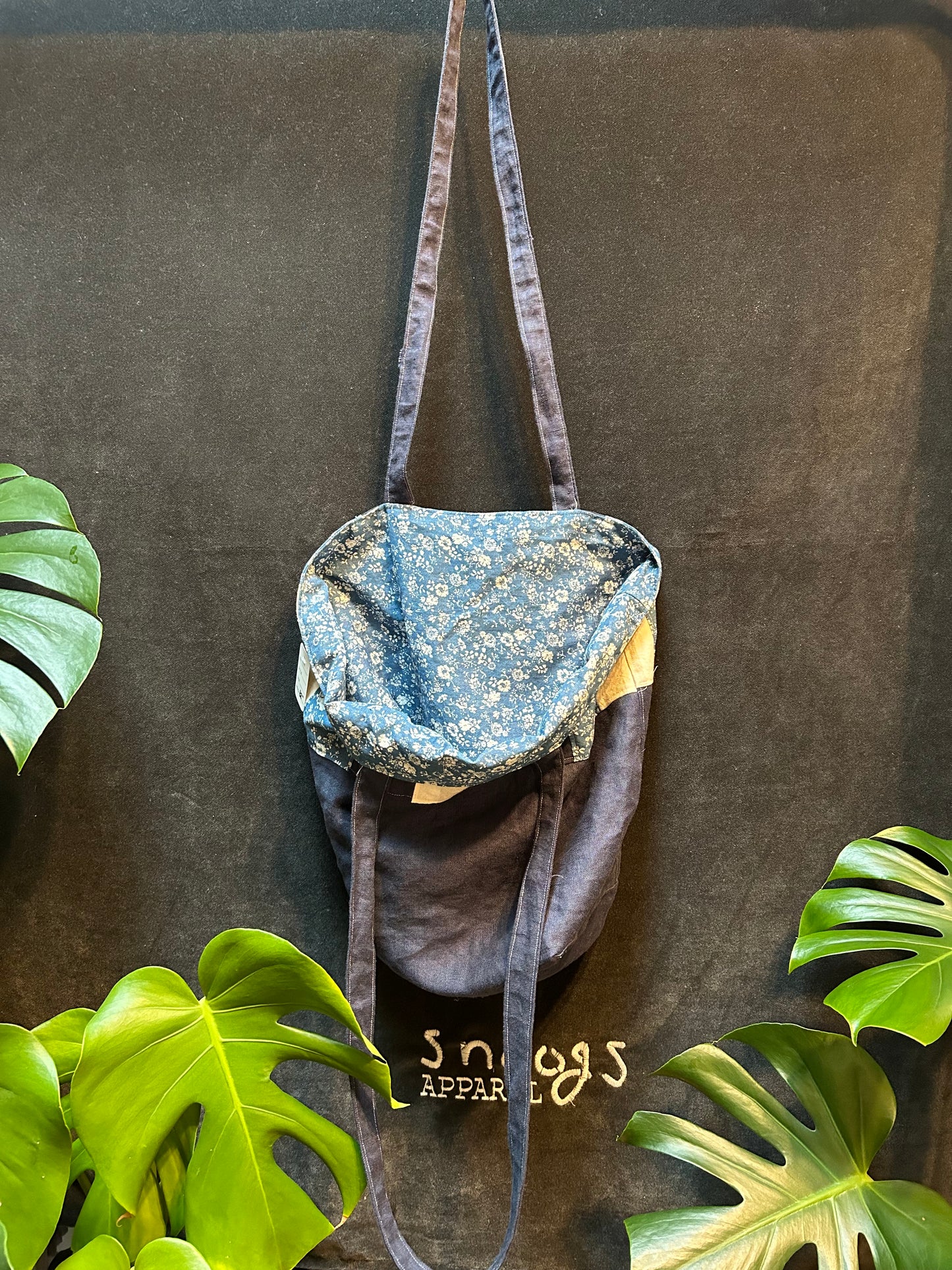 Lined Linen Patchwork Tote